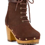 MAAYA Handcrafted Collared Suede Boot