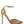 NOBLES High Heeled Patent Diamante Sandals