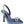 Firebird Velvet Diamante Heeled Slingback Mules