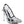 Diamante Clear High Heel Cage Pumps