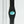 Black Leather Cuff With Turquoise Stone Accent