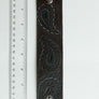 Embossed Paisley Leather Cuff Bracelet