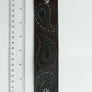 Embossed Paisley Leather Cuff Bracelet