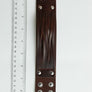Braided Leather Cuff Bracelet - Adjustable Clasp