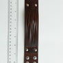 Braided Leather Cuff Bracelet - Adjustable Clasp