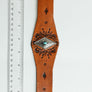Leather Cuff Bracelet - Diamond Centerpiece Accent