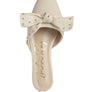 Makeover Studded Bow Flat Mules