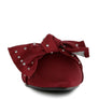 Makeover Studded Bow Flat Mules