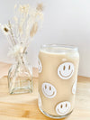 Smiley Face 16 Ounce Glass Cup