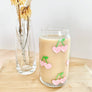Heart Cherries 16 Ounce Glass Cup