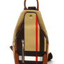 Plaid Check Sling Backpack