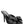 ELISDA Black Diamante Bow Heeled Mules