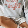 MERRY AND BRIGHT CHRISTMAS GRAPHIC HOODIE