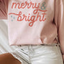 MERRY AND BRIGHT GRAPHIC HOODIE PLUS SIZE