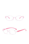 Kids Oval Slim Round Blue Light Blocker Glasses