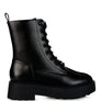 Molsh Faux Leather Ankle Biker Boots