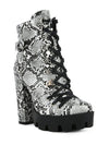 Spruce Snake Skin Snkle Boots