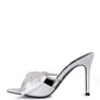 High Tea jewel Strap High Heeled Satin Sandal