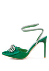 Urchin Croc Patterened High Heeled Sandal