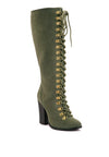 SLEET-SLAY Antique Heeled Calf Boot