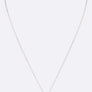 Pink Locket Cubic Zirconia Pendant Necklace