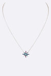 Mix Color CZ Star Petite Pendant Necklace