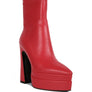 Dextra High Platform Ankle Boots