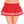 Double striped wavy skirt (Glow UV Reactive)