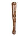 Riggle Patent Pu Stiletto Long Boots