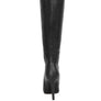 Indulgent High Heeled Croc Calf Boots