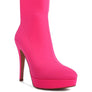 Patotie High Heeled Lycra Ankle Boot