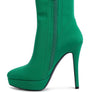 Patotie High Heeled Lycra Ankle Boot