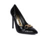 Fanfare Croc Metal Chain Pump Heels