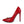 Fanfare Croc Metal Chain Pump Heels