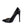 Fanfare Croc Metal Chain Pump Heels