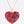 Cubic Zirconia Large Heart Pendant Necklace