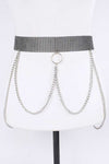 Mesh Stone iconic Chain Belt