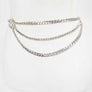 Iconic Rhinestone Layer Chain Belt