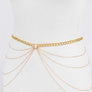 Layered Iconic Chain Belt
