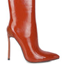 Mercury Patent High Heeled Ankle Boot
