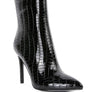 Momoa Patent Pu High Heeled Ankle Boot