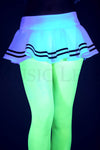 Double striped wavy skirt (Glow UV Reactive)