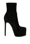 Clubbing High Heeled Microfiber Ankle Boot