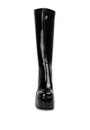 Dirty Dance Patent High Platfrom Calf Boots