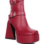 Hot Cocoa High Platform Heel Ankle Boot