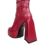Hot Cocoa High Platform Heel Ankle Boot