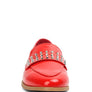 MEANBABE Semicasual Stud Detail Patent Loafers