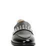 MEANBABE Semicasual Stud Detail Patent Loafers
