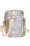 See Thru Multi Compartment Crossbody Bag