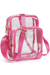 See Thru Multi Compartment Crossbody Bag